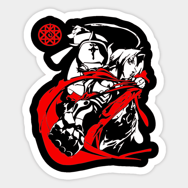 Fullmetal Alchemist Brotherhood Sticker by OtakuPapercraft